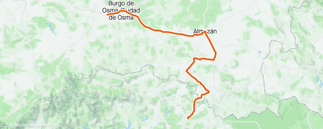 Map of the activity, La Vuelta stage 7