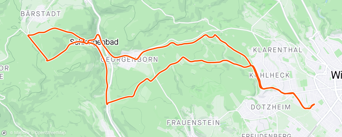 Map of the activity, Schöne Runde mit den Steinmännern