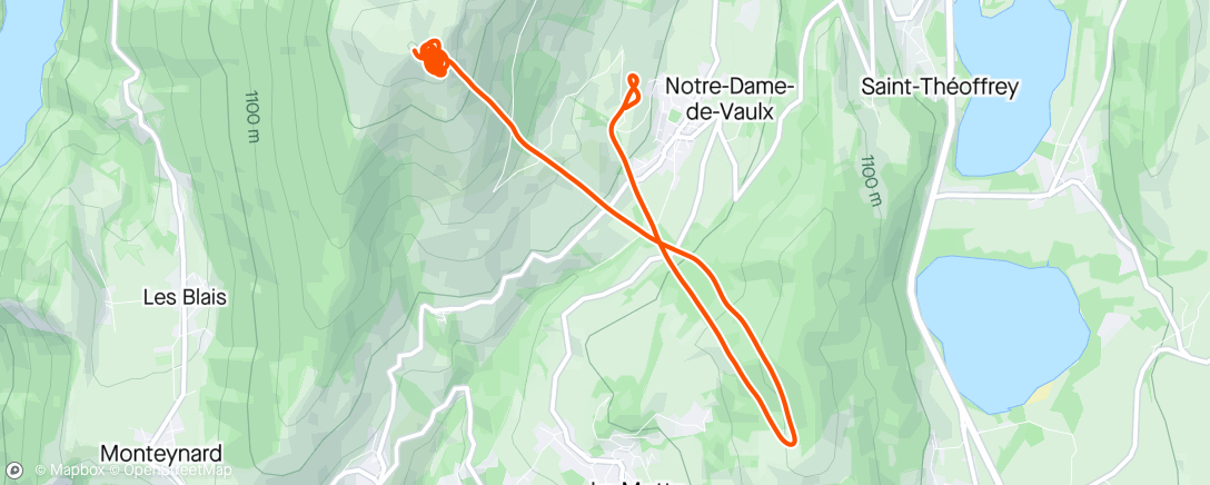 Map of the activity, Peyrouse