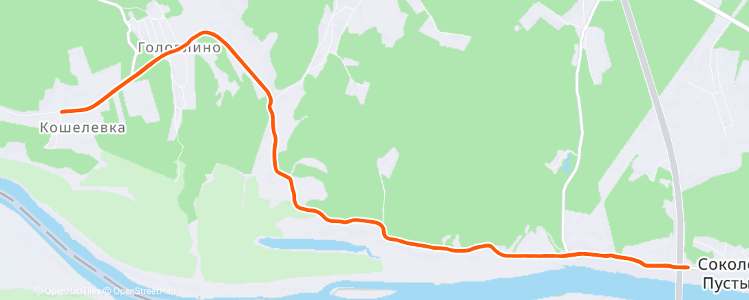 Карта физической активности (Morning Run)