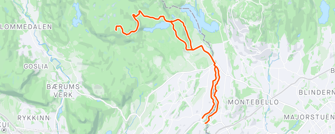 活动地图，Lunch E-Mountain Bike Ride
