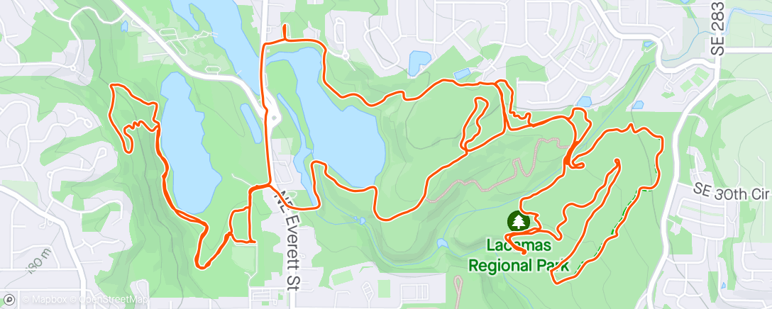Map of the activity, Afternoon Ride on 4/20