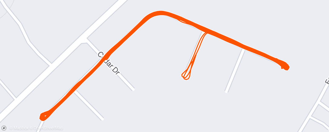 Map of the activity, Afternoon Ride