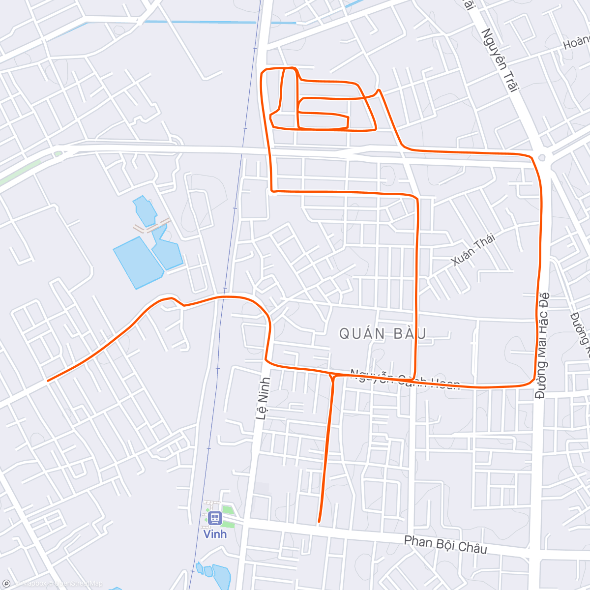 Carte de l'activité Morning Run