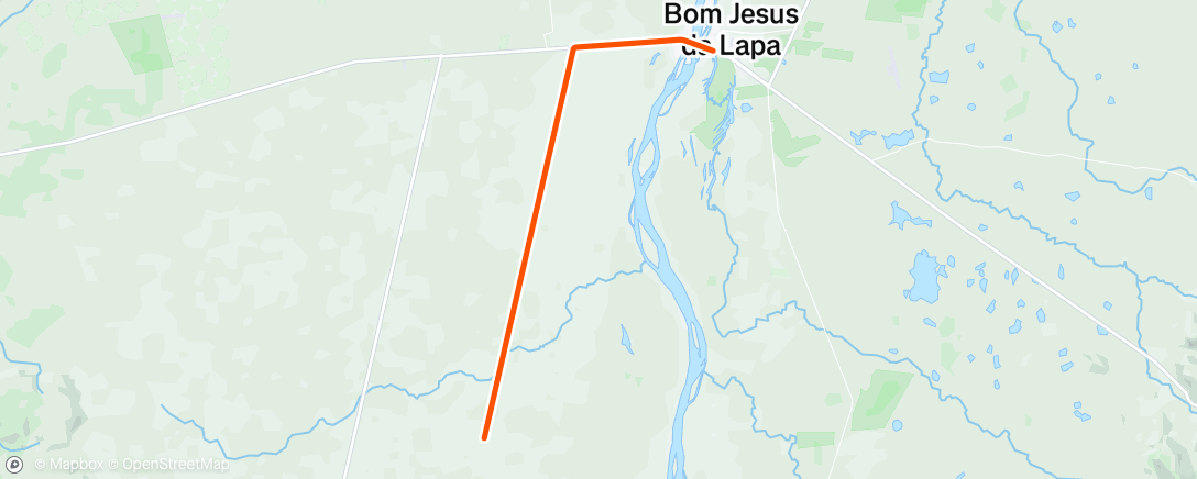 Map of the activity, Pedalada de mountain bike matinal