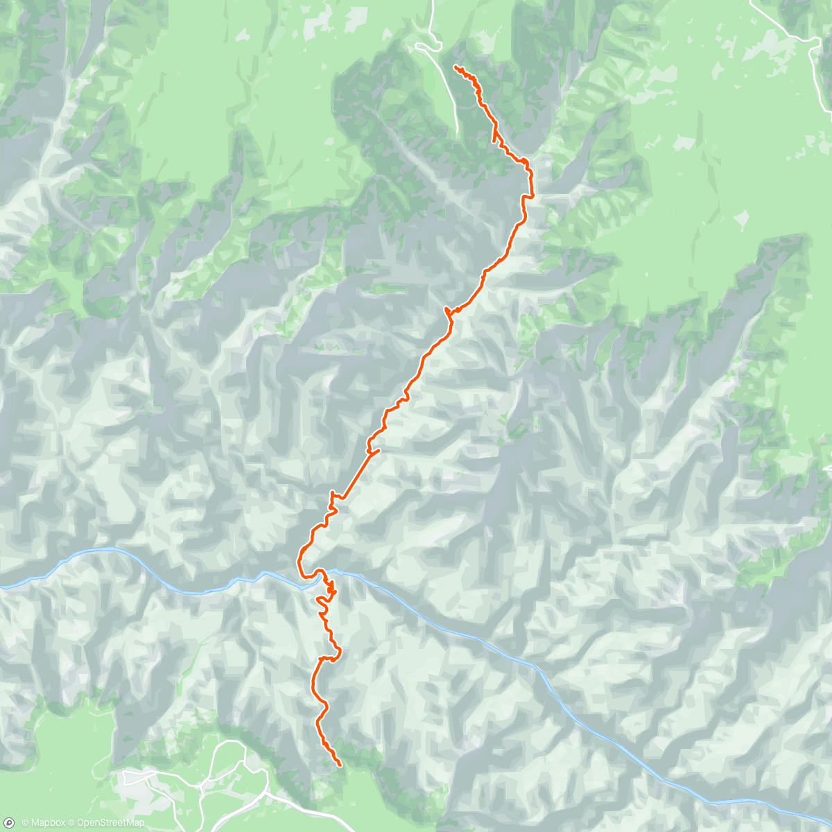 Map of the activity, Grand Canyon: Rim 2 Rim (SK-NK w/ ribbon falls)