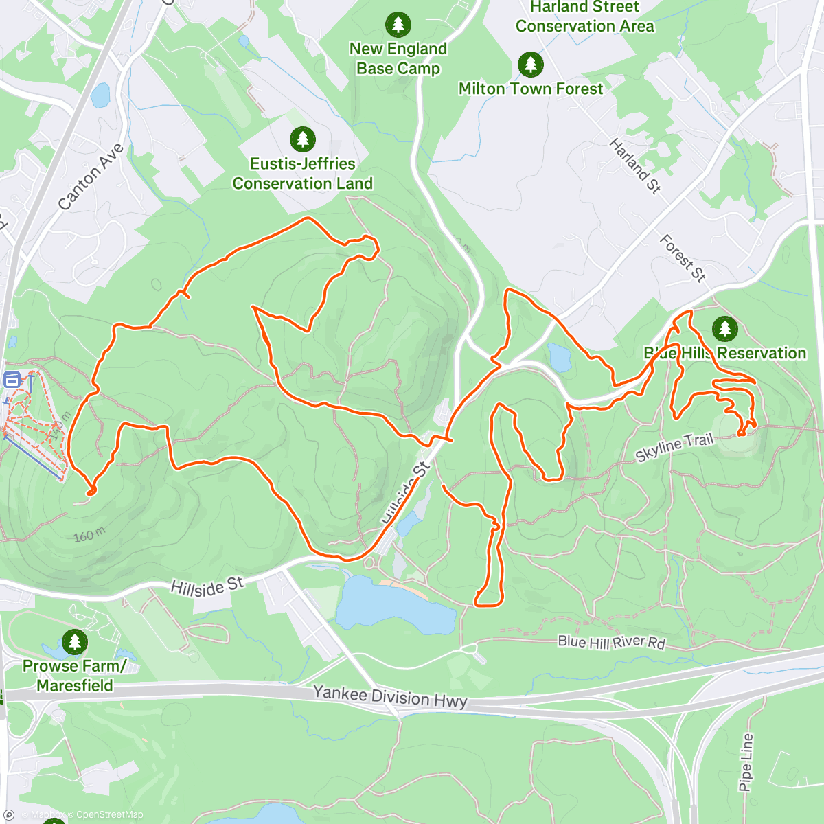 Map of the activity, Kinda ohillesque