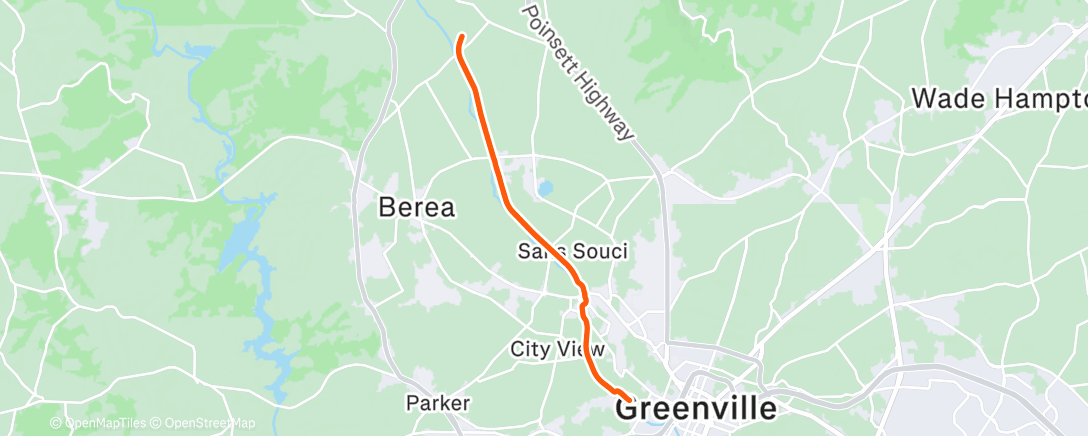 Map of the activity, Great run with great people!