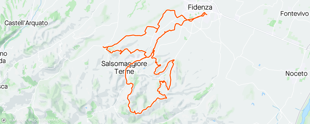 Map of the activity, Saturday morning MTB ride ☀️⛰