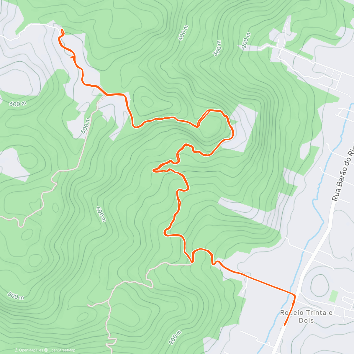 Map of the activity, Abissínia 🚶‍♀️🚶⛰️🙏