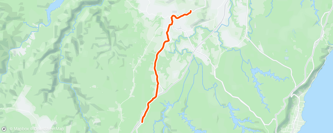 Map of the activity, Morning Run
