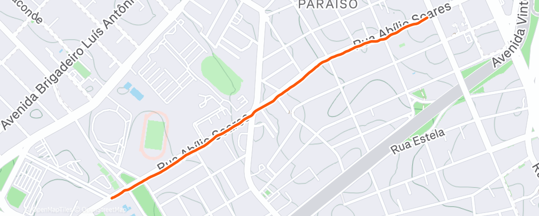 Карта физической активности (Caminhada matinal)