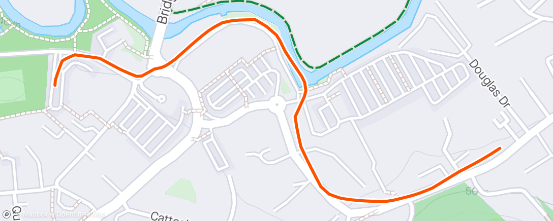 Mapa da atividade, Evening Run