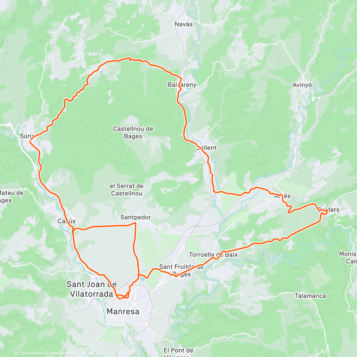 Map of the activity, seguim