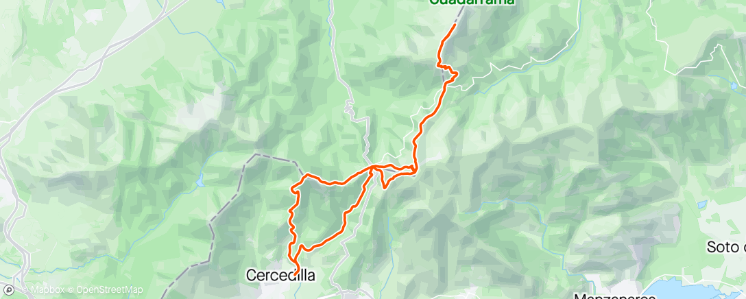 活动地图，Maratón (alpino) de Madrid