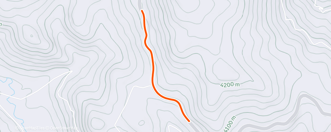Map of the activity, ROUVY - 7 Minute Cool-down