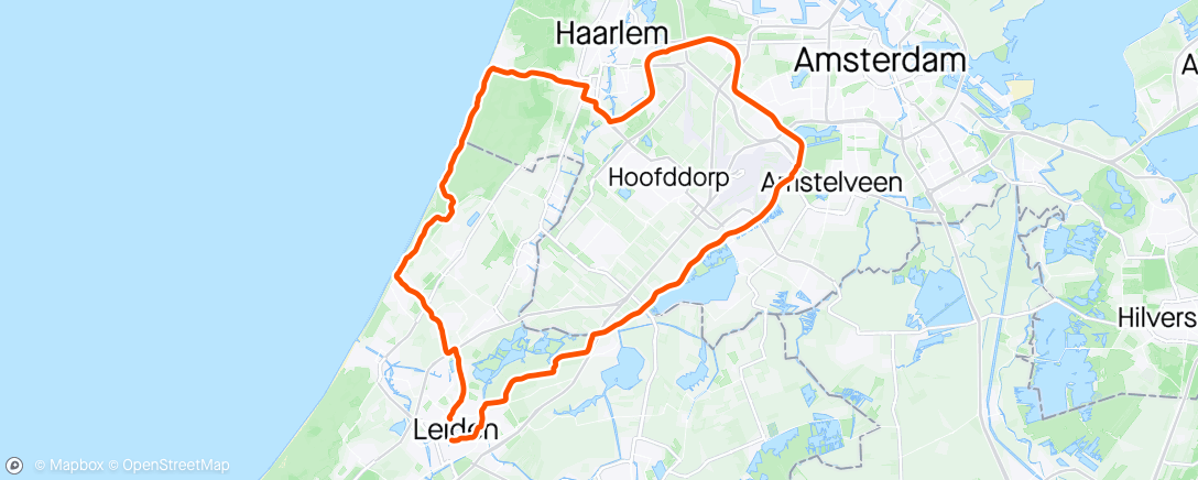 Mapa de la actividad, Zandvoort en Haarlemmermeer
