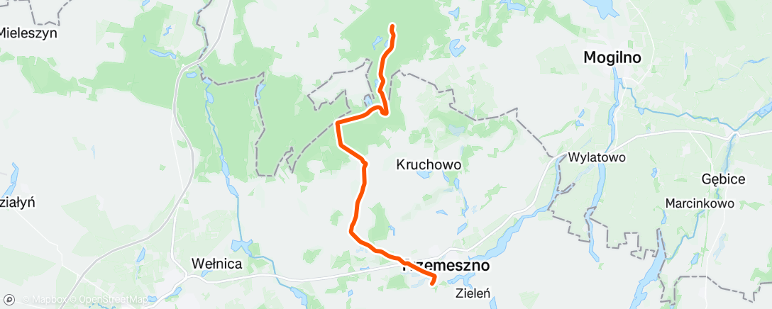 Map of the activity, Afternoon Gravel Ride