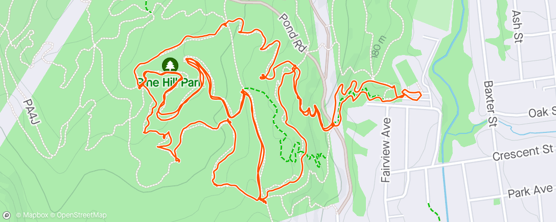 Map of the activity, Afternoon ride with Amy!