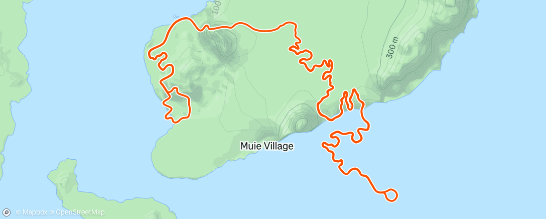 Mappa dell'attività Zwift - Danger Noodle in Watopia