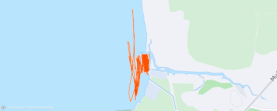 Map of the activity, Lunch Kitesurf