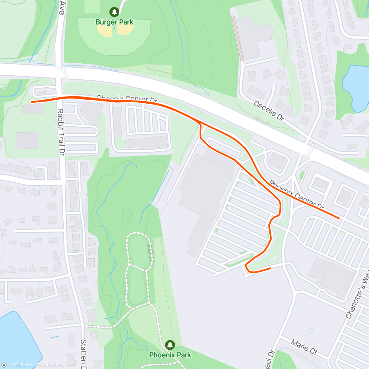 Карта физической активности (Cool down walk to Starbucks and back)