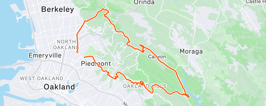 Carte de l'activité Lunch Ride