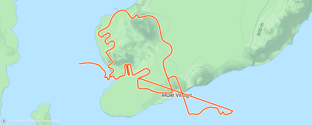 Mapa da atividade, Zwift - Potpourri in Watopia