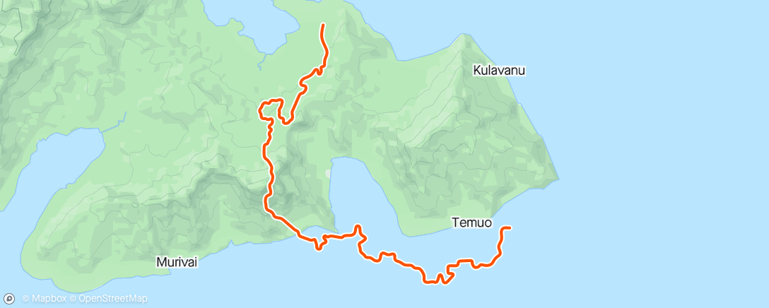 Mapa da atividade, Zwift - Varme in Watopia