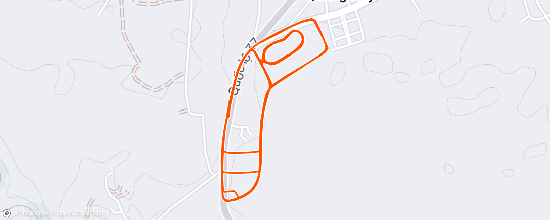 Mapa de la actividad (Afternoon Run)