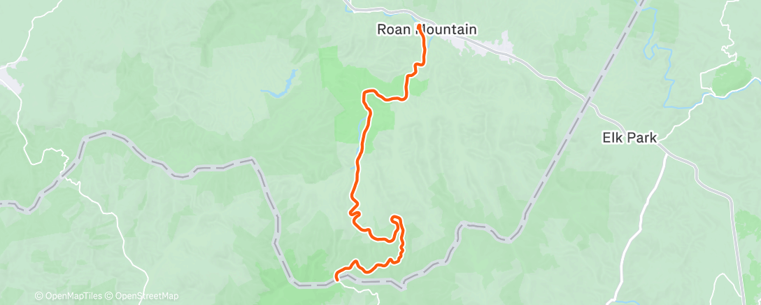 Map of the activity, Lunch Run