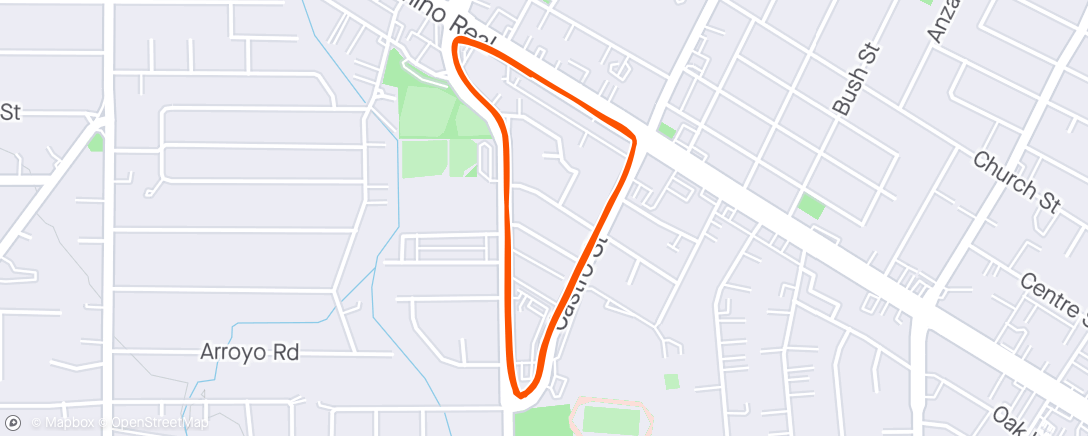 Karte der Aktivität „Night Run”