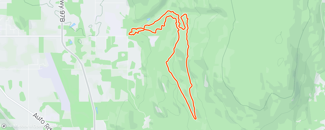 Map of the activity, Salty Dog Lap 1
