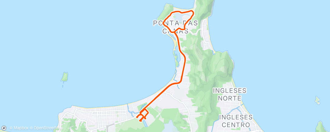 Map of the activity, 31/12 - 15 km - 100% em 2024