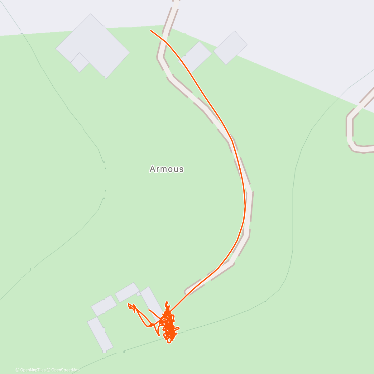 Map of the activity, FT + Muscu