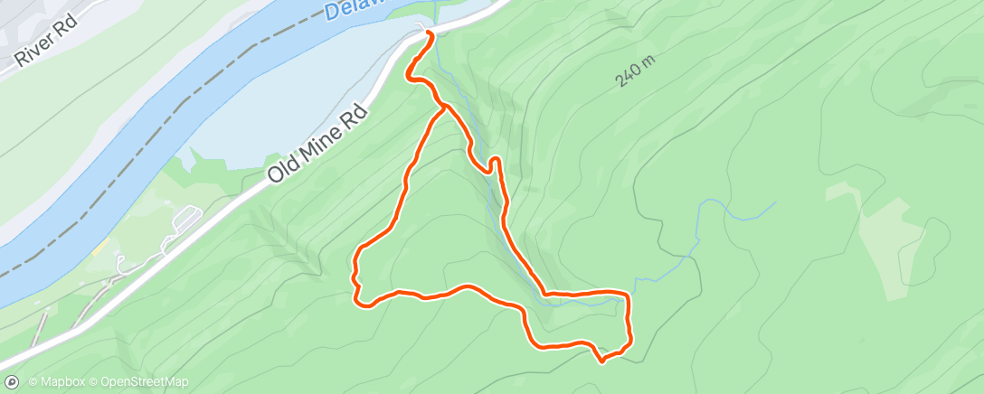 Map of the activity, Old Mine Drainage Loop