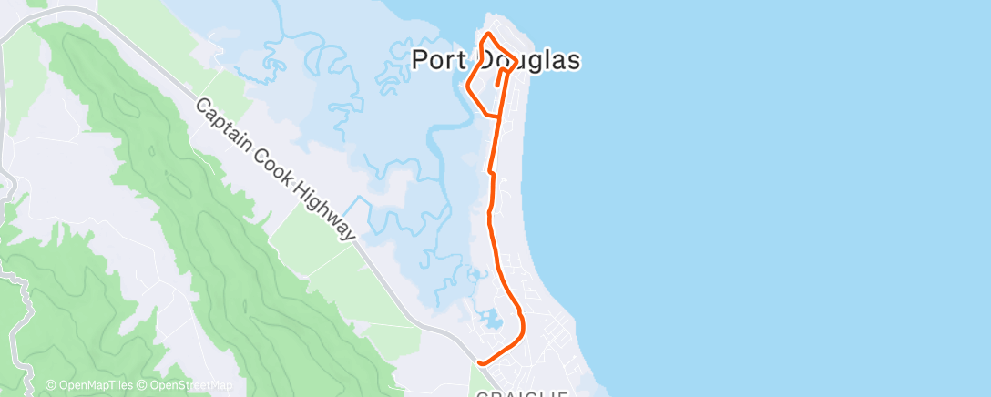 Mapa da atividade, Morning Run