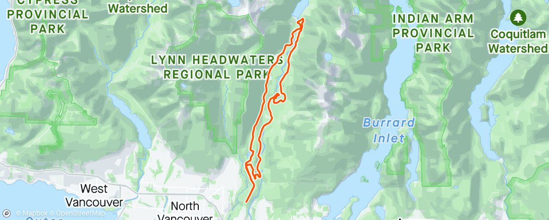 Map of the activity, Gravel loop
In the rainforest