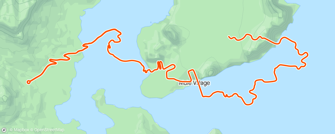 Карта физической активности (Climb Portal: Col des Aravis at 100% Elevation in Watopia)