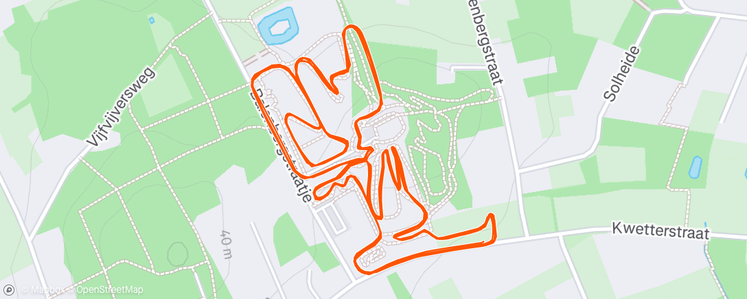 Mappa dell'attività Afternoon Ride