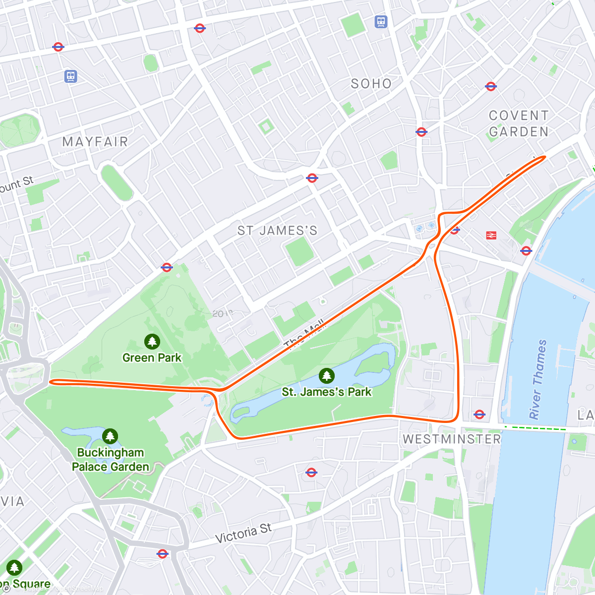 Map of the activity, Zwift - Sweet Spot in London