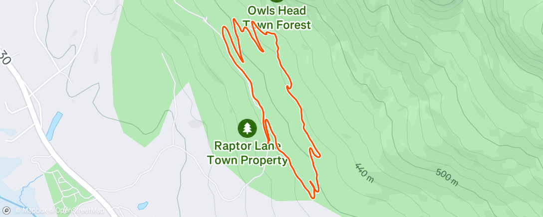 Map of the activity, Raptor: double day!