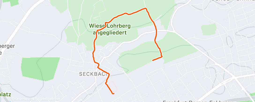 Карта физической активности (Mit Ole auf den Lohrberg)