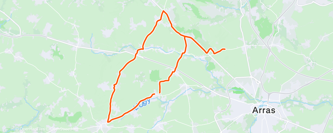 Map of the activity, Holiday on ice 🧊