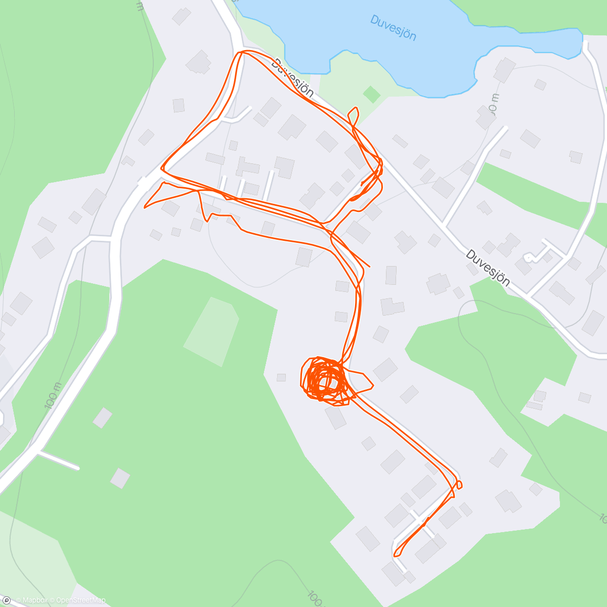 Mapa da atividade, Racing and some road riding