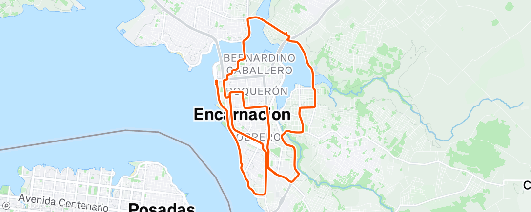 Mapa da atividade, Afternoon Ride