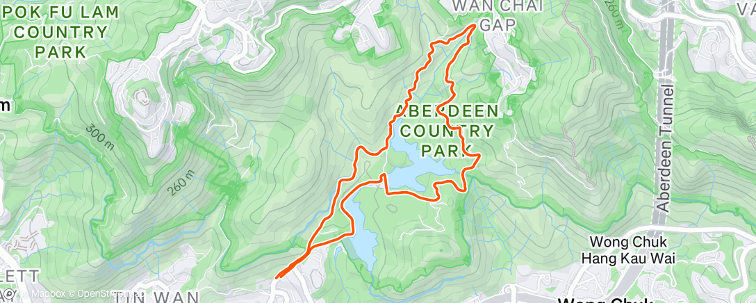 Map of the activity, 每天跑最少5公里