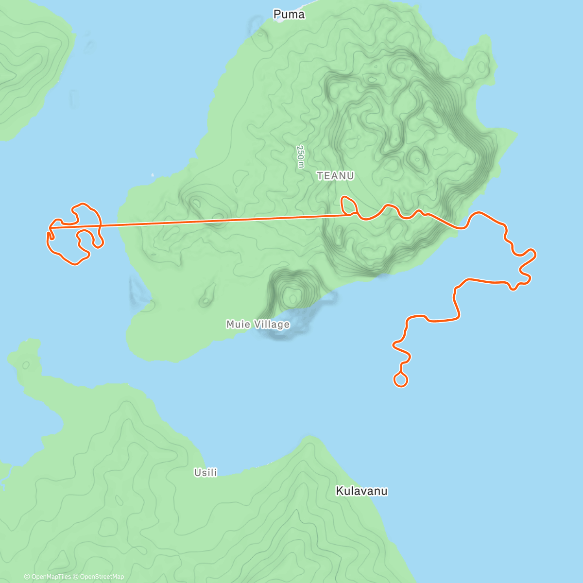 Map of the activity, Zwift - Tempus Fugit in Watopia