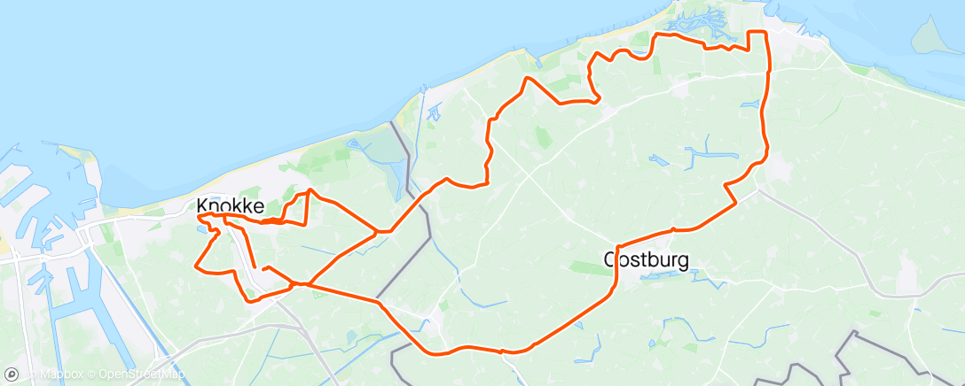 Map of the activity, Door de polders met 6 Bfrt 😤