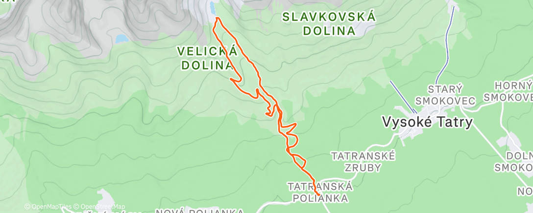 Карта физической активности (Sliezsky dom)